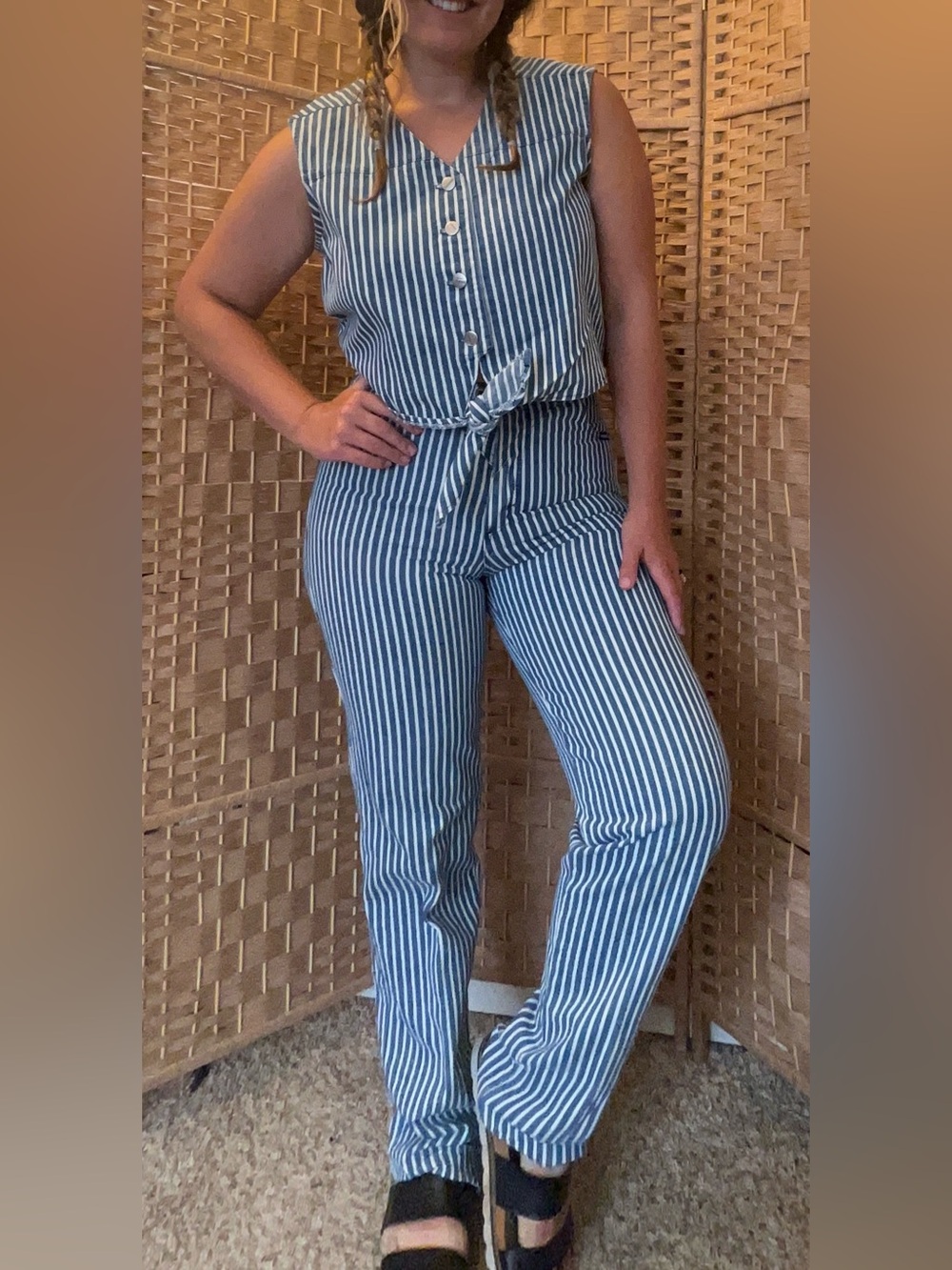 Roughrider Denim Striped Set